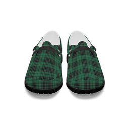 ScotsTee Shop Scottish McLean Hunting Ancient Tartan Plaid Canvas Loafer Shoes