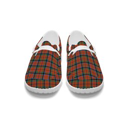ScotsTee Shop Scottish McNachten Ancient Tartan Plaid Canvas Loafer Shoes