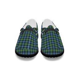 ScotsTee Shop Scottish McNeil of Barra Ancient Tartan Plaid Canvas Loafer Shoes