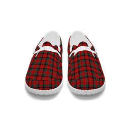 ScotsTee Shop Scottish McNicol Modern Tartan Plaid Canvas Loafer Shoes