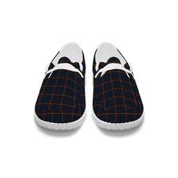 ScotsTee Shop Scottish McLaine of Lochbuie Hunting Tartan Plaid Canvas Loafer Shoes