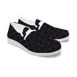 ScotsTee Shop Scottish McLaine of Lochbuie Hunting Tartan Plaid Canvas Loafer Shoes
