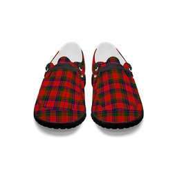 ScotsTee Shop Scottish McNicol of Scorrybreac Tartan Plaid Canvas Loafer Shoes