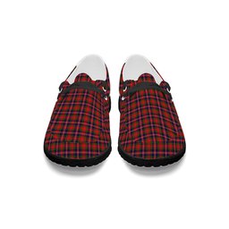 ScotsTee Shop Scottish McPherson Modern Tartan Plaid Canvas Loafer Shoes