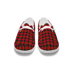 ScotsTee Shop Scottish Mcnaghten Modern Tartan Plaid Canvas Loafer Shoes
