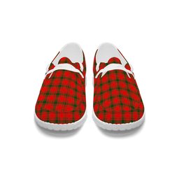 ScotsTee Shop Scottish McQuarrie Modern Tartan Plaid Canvas Loafer Shoes
