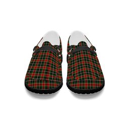 ScotsTee Shop Scottish McLachlan Hunting Modern Tartan Plaid Canvas Loafer Shoes