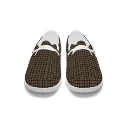 ScotsTee Shop Scottish McKenzie Hunting Tartan Plaid Canvas Loafer Shoes
