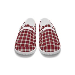 ScotsTee Shop Scottish McPhee Dress Modern Tartan Plaid Canvas Loafer Shoes