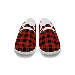 ScotsTee Shop Scottish McLeod of Raasay Ancient Tartan Plaid Canvas Loafer Shoes