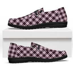 ScotsTee Shop Scottish McPherson Hunting Modern Tartan Plaid Canvas Loafer Shoes