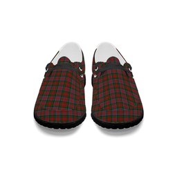 ScotsTee Shop Scottish McPherson Ancient Tartan Plaid Canvas Loafer Shoes