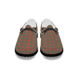 ScotsTee Shop Scottish McKintosh Ancient Tartan Plaid Canvas Loafer Shoes