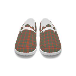 ScotsTee Shop Scottish McKintosh Ancient Tartan Plaid Canvas Loafer Shoes