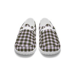 ScotsTee Shop Scottish McPherson Dress Modern Tartan Plaid Canvas Loafer Shoes