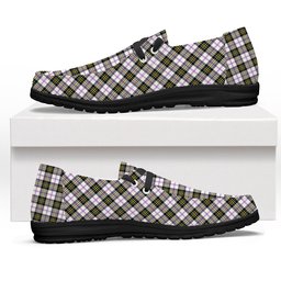 ScotsTee Shop Scottish McPherson Dress Modern Tartan Plaid Canvas Loafer Shoes