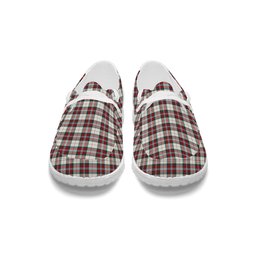 ScotsTee Shop Scottish McLean Dress Modern Tartan Plaid Canvas Loafer Shoes