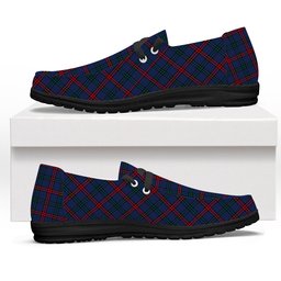 ScotsTee Shop Scottish Montgomery of Ayrshire Modern Tartan Plaid Canvas Loafer Shoes