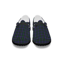 ScotsTee Shop Scottish McRae Hunting Modern Tartan Plaid Canvas Loafer Shoes