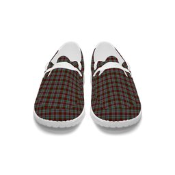 ScotsTee Shop Scottish Metcalf Tartan Plaid Canvas Loafer Shoes