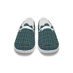 ScotsTee Shop Scottish McTavish Dress Ancient Tartan Plaid Canvas Loafer Shoes