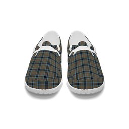ScotsTee Shop Scottish McTavish Hunting Ancient Tartan Plaid Canvas Loafer Shoes