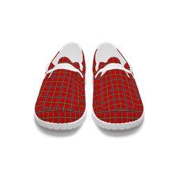 ScotsTee Shop Scottish Meldrum Dress Modern Tartan Plaid Canvas Loafer Shoes