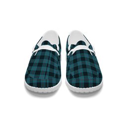 ScotsTee Shop Scottish Morgan Ancient Tartan Plaid Canvas Loafer Shoes