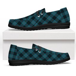 ScotsTee Shop Scottish Morgan Ancient Tartan Plaid Canvas Loafer Shoes