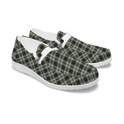 ScotsTee Shop Scottish Tailyour Dress 2 Tartan Plaid Canvas Loafer Shoes