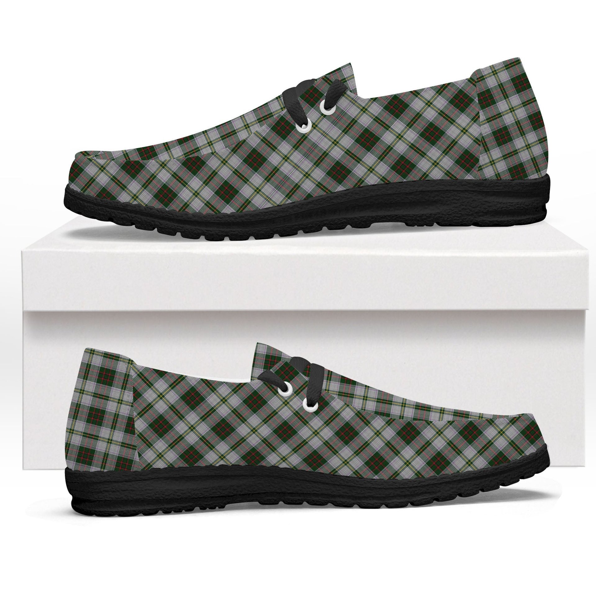 ScotsTee Shop Scottish Tailyour Dress 2 Tartan Plaid Canvas Loafer Shoes