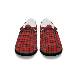 ScotsTee Shop Scottish Stuart of Bute SC Tartan Plaid Canvas Loafer Shoes