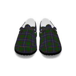ScotsTee Shop Scottish Strang of Balkaskie Tartan Plaid Canvas Loafer Shoes