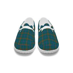 ScotsTee Shop Scottish Tennant Yules Ancient Tartan Plaid Canvas Loafer Shoes