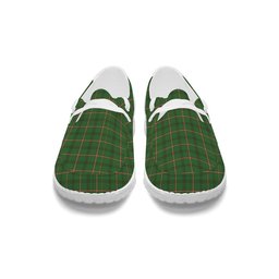 ScotsTee Shop Scottish Strachan Hunting Ancient Tartan Plaid Canvas Loafer Shoes