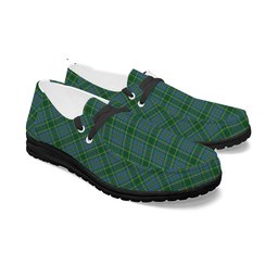 ScotsTee Shop Scottish Tailyour Ancient Tartan Plaid Canvas Loafer Shoes
