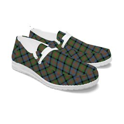 ScotsTee Shop Scottish Tennant Ancient Tartan Plaid Canvas Loafer Shoes
