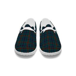 ScotsTee Shop Scottish Tennant Yules Modern Tartan Plaid Canvas Loafer Shoes