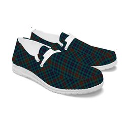ScotsTee Shop Scottish Tennant Yules Modern Tartan Plaid Canvas Loafer Shoes
