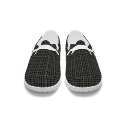 ScotsTee Shop Scottish Robertson Hunting #2 Ancient Tartan Plaid Canvas Loafer Shoes