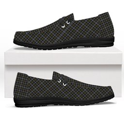 ScotsTee Shop Scottish Robertson Hunting #2 Ancient Tartan Plaid Canvas Loafer Shoes