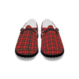 ScotsTee Shop Scottish Stewart Stuart of Bute Tartan Plaid Canvas Loafer Shoes
