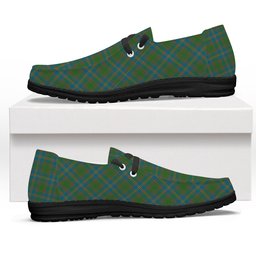 ScotsTee Shop Scottish Strang of Balkaskie Ancient Tartan Plaid Canvas Loafer Shoes