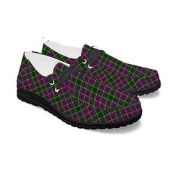 ScotsTee Shop Scottish Tailyour Tartan Plaid Canvas Loafer Shoes