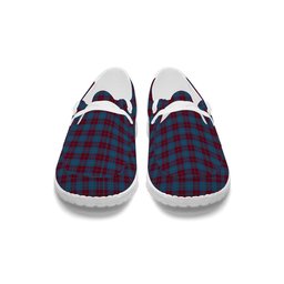 ScotsTee Shop Scottish Reagan Tartan Plaid Canvas Loafer Shoes