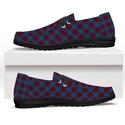 ScotsTee Shop Scottish Reagan Tartan Plaid Canvas Loafer Shoes