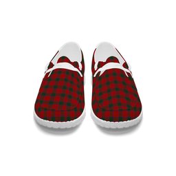 ScotsTee Shop Scottish Robertson Vestiarium Scoticum Tartan Plaid Canvas Loafer Shoes