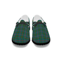 ScotsTee Shop Scottish Robertson of Struan Ancient Tartan Plaid Canvas Loafer Shoes