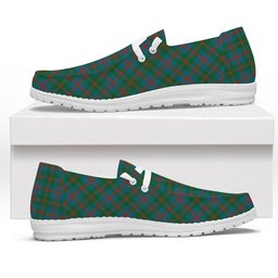 ScotsTee Shop Scottish Robertson of Struan Ancient Tartan Plaid Canvas Loafer Shoes