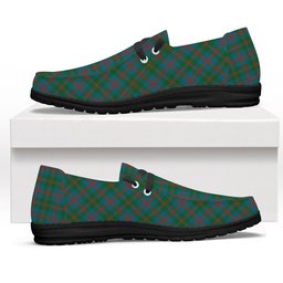 ScotsTee Shop Scottish Robertson of Struan Ancient Tartan Plaid Canvas Loafer Shoes